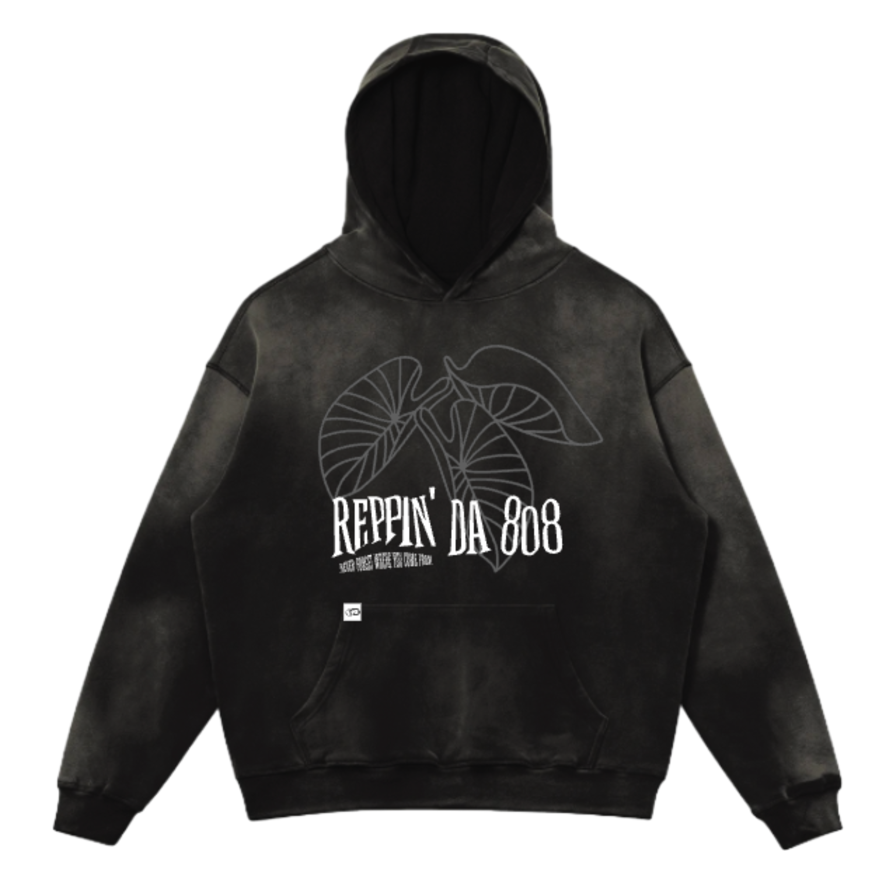 Taro Acid Wash Hoodie – Reppin' Da 808 Taro Acid Wash Hoodie – Reppin' Da 808