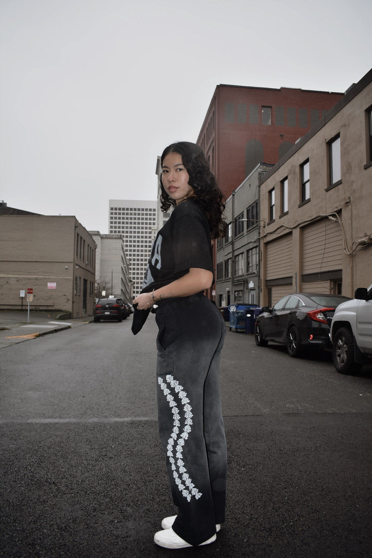 Women's Crown Lei Fade High Rise Sweatpants