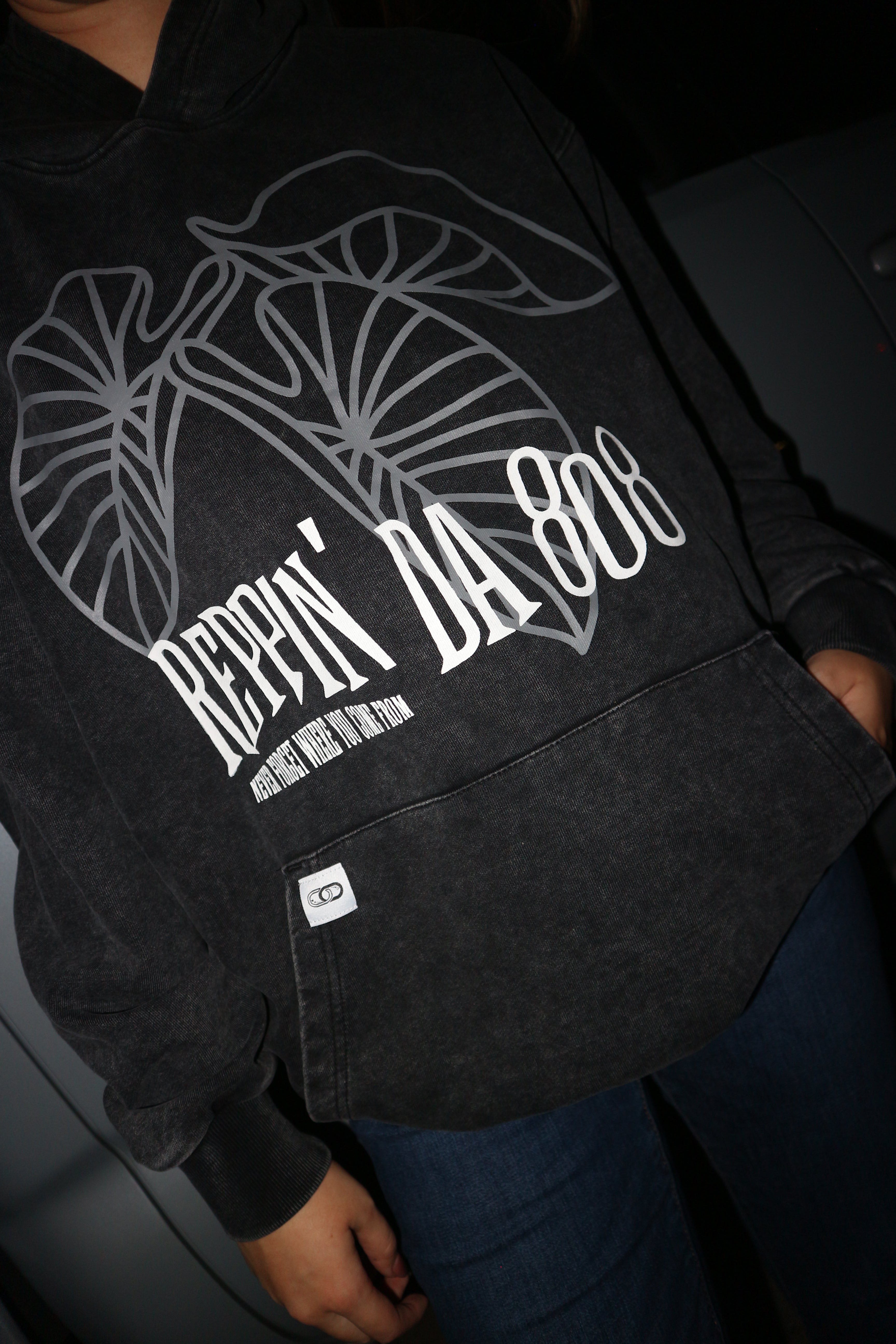 Taro Acid Wash Hoodie – Reppin' Da 808