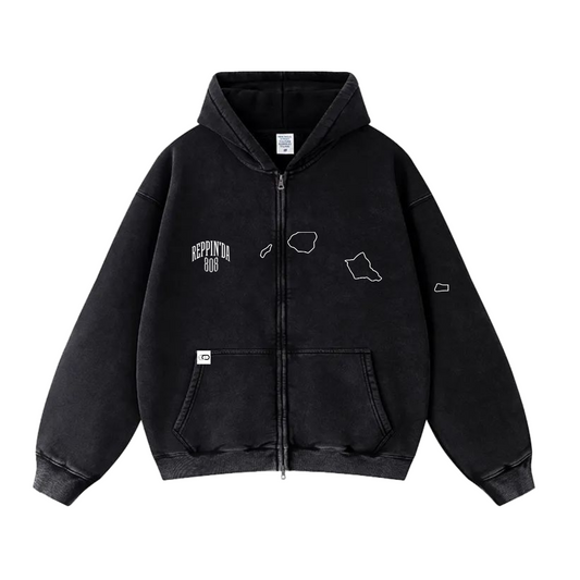 Homestead Faded Double Zip Up (Pre Order)
